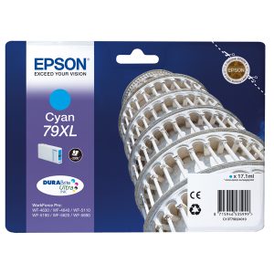 Epson - Tanica - 79XL - Ciano - C13T79024010 - T7902- 17,1ml - immagine 1