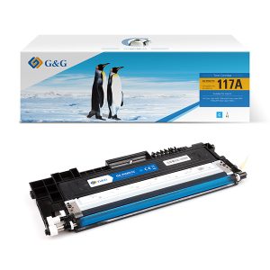 G&G - Toner Compatibile per Hp W2071A - Ciano - 700 pag - immagine 1
