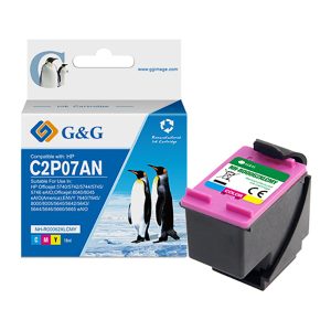 G&G - Cartuccia ink Compatibile per HP 62XL- C/M/Y - 415 pag - immagine 1