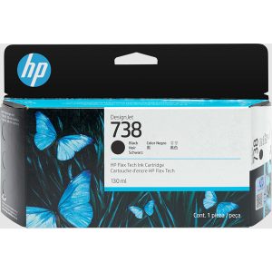 Hp originale - Cartuccia Ink DesignJet 738 - Nero - 498N4A - 130ml - immagine 1