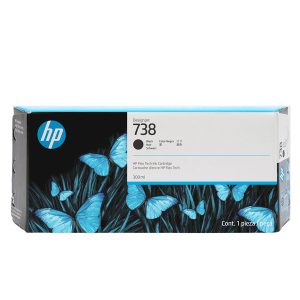 Hp originale - Cartuccia Ink DesignJet 738 - Nero - 498N8A - 300ml - immagine 1