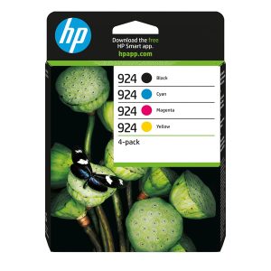 Hp originale - Cartuccia 924 4-pack - BK/C/M/Y - 6C3Z1NE - immagine 1