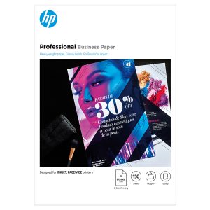 Hp - Confezione da 150 fogli carta originale professionale lucida HP per getto d'inchiostro A3 - 7MV84A - immagine 1