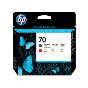 Hp - Testina di stampa originale - 70 - Nero opaco / Rosso - C9409A - 130ml - immagine 1
