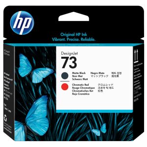 Hp - Testina di stampa originale - 73 - Nero opaco / Rosso - CD949A - immagine 1