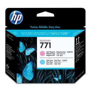 Hp - Testina di stampa originale - 771 - Magenta chiaro / Ciano chiaro - CE019A - 775 pag - immagine 1