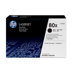 Hp - Confezione 2 Toner originale - 80X - Nero - CF280XD - 6.900 pag cad - immagine 1