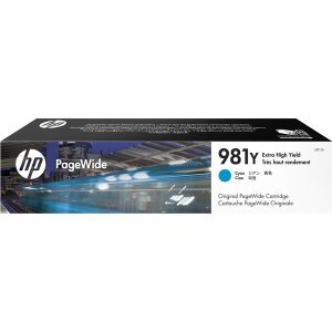 Hp - Cartuccia ink originale - 981Y - Ciano - L0R13A - 16.000 pag - immagine 1