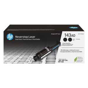 Hp - Conf. 2 pezzi Kit di ricarica Toner originale - 143AD - Nero - W1143AD - 2.500 pag - immagine 1