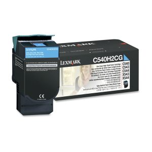 Lexmark - Toner - Ciano - C540H2CG - non return program - 2.000 pag - immagine 1