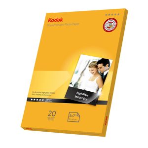 Kodak - Carta fotografica Ultra Premium Gloss - 13 x 18 cm - 280 gr - 20 fogli - 5740-089 - immagine 1