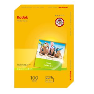 Kodak - Carta fotografica lucida Photo Gloss - 10 x 15 cm - 180 gr - 100 fogli - 5740-097 - immagine 1