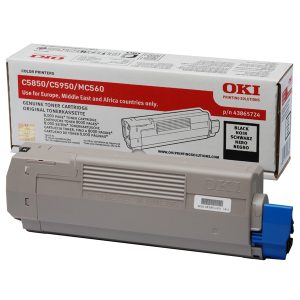 Oki - Toner - Nero - C5850/C5950 - 43865724 - 8.000 pag - immagine 1