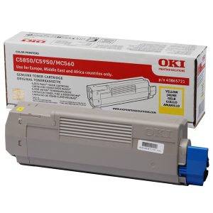 Oki - Toner - Giallo - C5850/C5950 - 43865721 - 6.000 pag - immagine 1