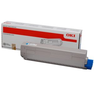 Oki - Toner - Ciano - C822 - 44844615 - 7.300 pag - immagine 1