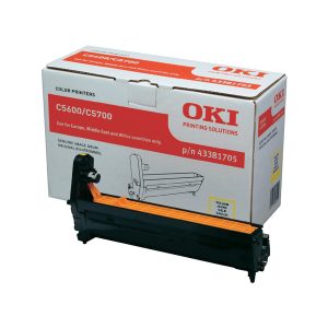 Oki - Tamburo - Giallo - C5600 C5700 - 43381705 - 20.000 pag - immagine 1