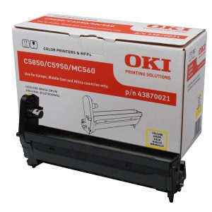 Oki - Tamburo - Giallo - C5850/5950 - 43870021 - 20.000 pag - immagine 1