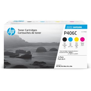 Samsung/HP - Multipack 4 Toner originale - C/M/Y/K - CLTP406C/ELS - immagine 1