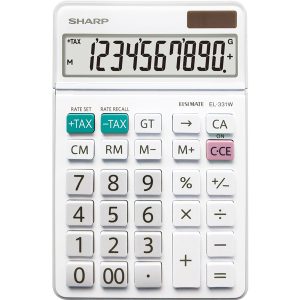 Sharp - Calcolatrice da tavolo - EL331WB - immagine 1