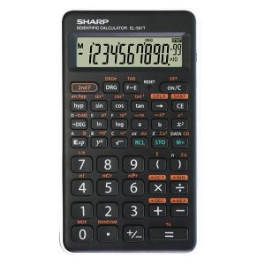 Sharp - Calcolatrice scientifica - Bianco - EL501TBWH - immagine 1