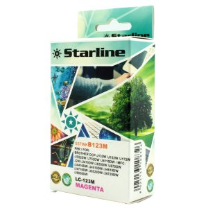 Starline - Cartuccia ink - per Brother - Magenta - LC123M  - 10ml - immagine 1