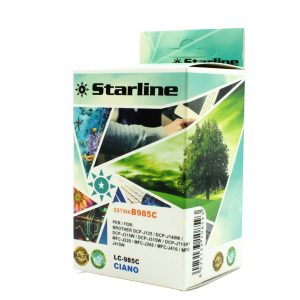 Starline - Cartuccia ink - per Brother - Ciano - LC985C - 15ml - immagine 1
