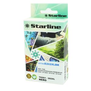 Starline - Cartuccia Ink compatibile per Epson 202XL - Nero - 24ml - immagine 1