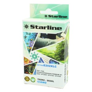 Starline - Cartuccia Ink compatibile per Epson 202XL - Ciano - 13ml - immagine 1