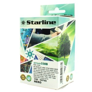 Starline - Cartuccia ink Compatibile - per HP 338 - Nero - immagine 1