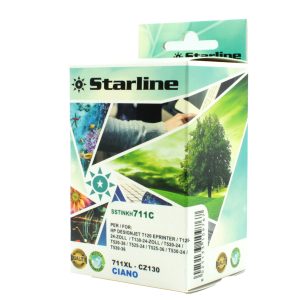 Starline - Cartuccia ink Compatibile - per HP 711 - Ciano - CZ130A - 26ml - immagine 1