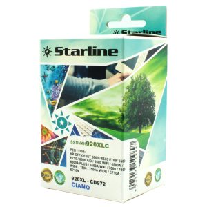 Starline - Cartuccia ink Compatibile - per HP n. 920 e 920XL - Ciano - immagine 1