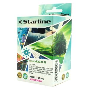 Starline - Cartuccia ink Compatibile - per HP n. 920 e 920XL - Magenta - CD973AE - immagine 1