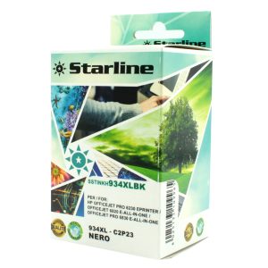 Starline - Cartuccia ink Compatibile - per HP 934XL - Nero - C2P23AE - 934XL 80ml - immagine 1