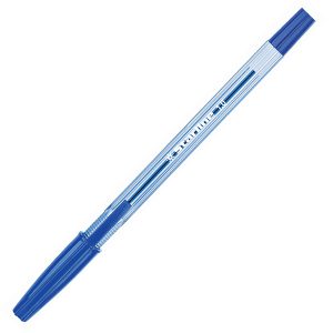 Penna a sfera con cappuccio  - punta media 1,0mm - blu - Starline -  conf. 50 pezzi - immagine 1