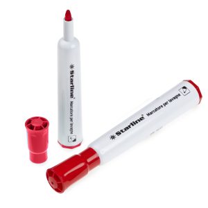 Marcatore per lavagne cancellabili Starline - punta tonda 2,0mm - rosso - Starline - immagine 1