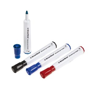 Marcatore per lavagne cancellabili Starline - punta tonda 2,0mm - rosso - Starline - immagine 2