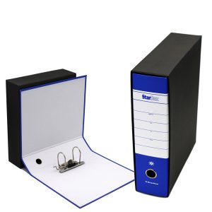 Registratore Starbox - dorso 8 cm - commerciale 23 x 30 cm - blu - Starline - immagine 1