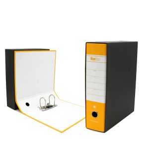 Registratore Starbox - dorso 8 cm - commerciale 23 x 30 cm - giallo - Starline - immagine 1