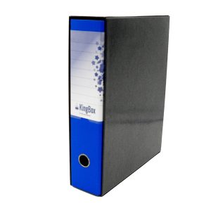 Registratore Kingbox - dorso 8 cm - protocollo 23x33 cm - blu - Starline - immagine 1