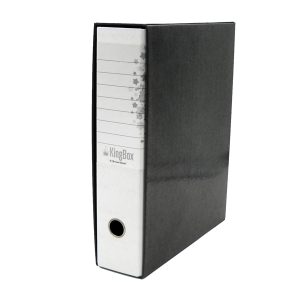 Registratore Kingbox - dorso 8 cm - protocollo 23x33 cm - bianco - Starline - immagine 1