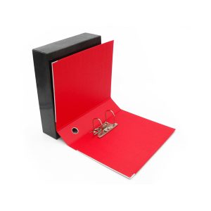 Registratore Kingbox - dorso 8 cm - protocollo 23x33 cm - rosso - Starline - immagine 2