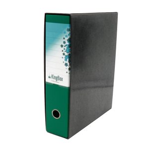 Registratore Kingbox - dorso 8 cm - protocollo 23x33 cm - verde - Starline - immagine 1