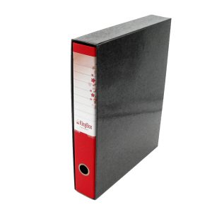 Registratore Kingbox - dorso 5 cm - protocollo 23x33 cm - rosso - Starline - immagine 1