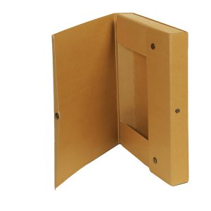 Scatola progetto - dorso 4 cm - 25x35 cm - cartone riciclato FSC - avana - Starline - immagine 2