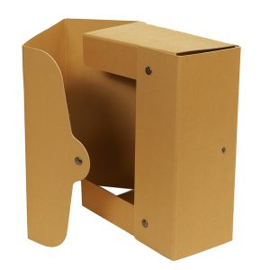 Scatola progetto - dorso15cm - 25x35 cm - cartone riciclato FSC - avana - Starline - immagine 2
