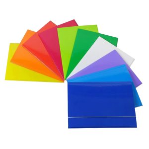 Cartellina con elastico - cartone plastificato - 3 lembi - 25x34 cm - colori assortiti - Queen - Starline - immagine 1