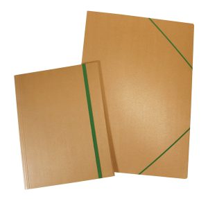 Cartella Eco - con elastico - 50 x 70 cm - cartoncino - avana - Starline - immagine 1