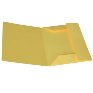 Cartellina 3 lembi - 200 gr - cartoncino bristol - giallo sole - Starline - conf. 25 pezzi - immagine 1