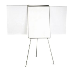 Lavagna portablocco con bracci estensibili - 70 x 102 cm - bianco - Starline - immagine 1