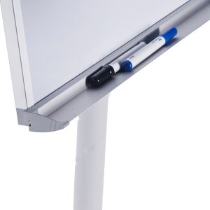 Lavagna portablocco mobile - 70 x 100 cm - bianco - Starline - immagine 2